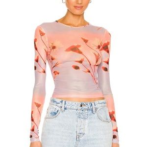 Miaou Sunset Sheer Top